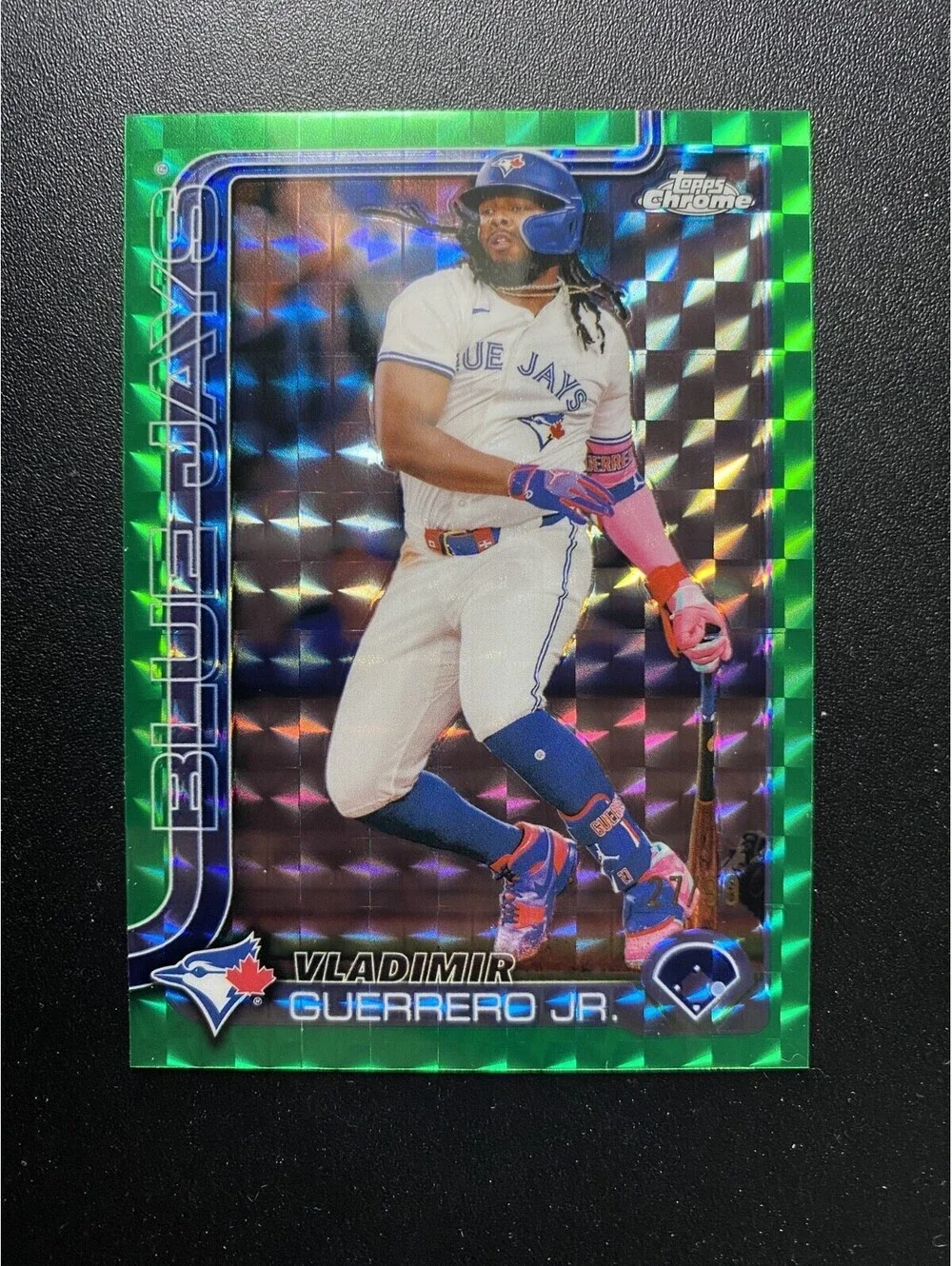 JERSEY MATCH! 27/99 2025 Topps Chrome Vlad Guerrero Jr. #259 Geometric Refractor